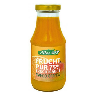 Allos Frugtsauce Mango Appelsin Ø (250 ml)