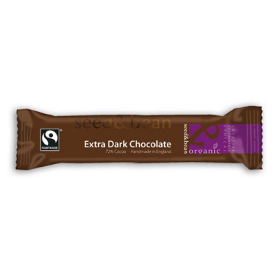 Seed&Bean Mørk Chokolade 72% Ø (32 gr)
