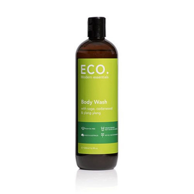 ECO. Body Wash Salvie, Cedertræ & Ylang ylang (500 ml)