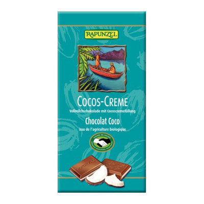 Rapunzel Chokolade m. Kokoscreme Ø (100 gr)