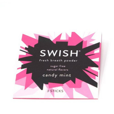 SWISH Pulver til frisk ånde Candy Mint (3x1,5 g)