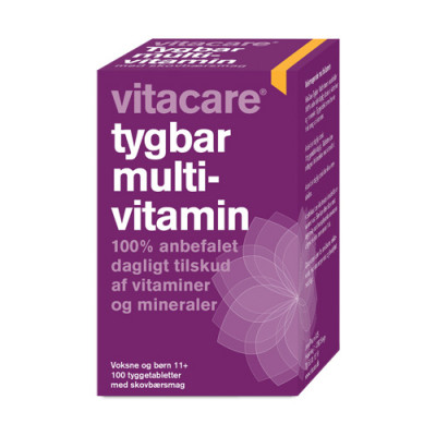VitaCare Tygbar Multivitamin (100 tabletter)
