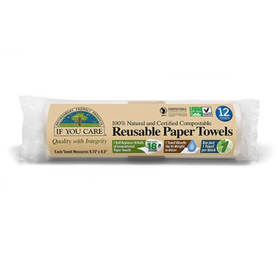 If you care, reusable paper towels 