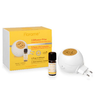 Florame Mosquito & Fly Diffuser with "Quiet Summer" Essential oil