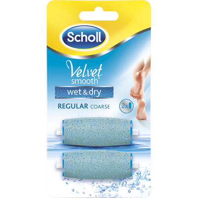 Scholl velvet wet&dry refill (2 stk.)