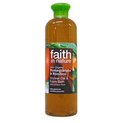 Faith in Nature Granatæble og Rooibos Showergel (250 ml)