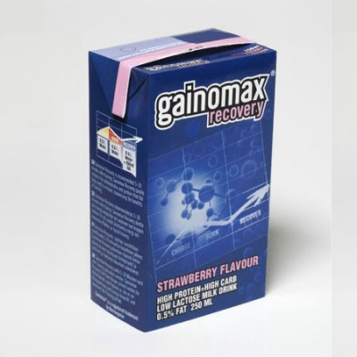 Gainomax Recovery Proteindrik M. Jordbær (250 ml)