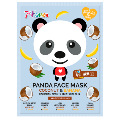 7th Heaven Panda Face Sheet Mask For Kids (1 stk)