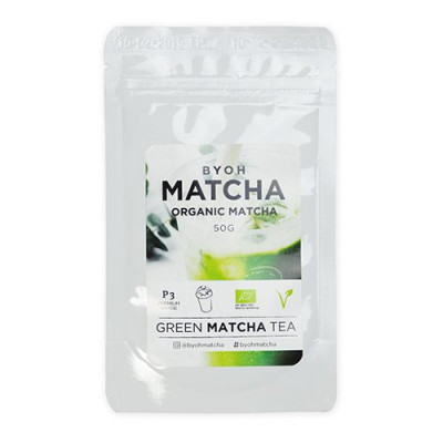 Byoh Matcha grøn te pulver P3 Ø Premium Grade (50 g)