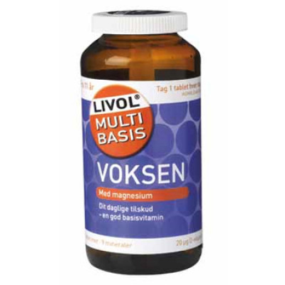 Livol Multi Basis Voksen med Magnesium (200 tabletter)