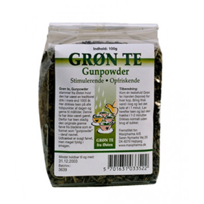 Grøn Te Gunpowder (100 gr)