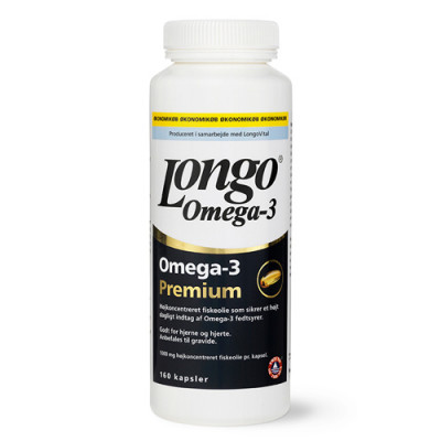 Longo Omega-3 Premium (180 kapsler)