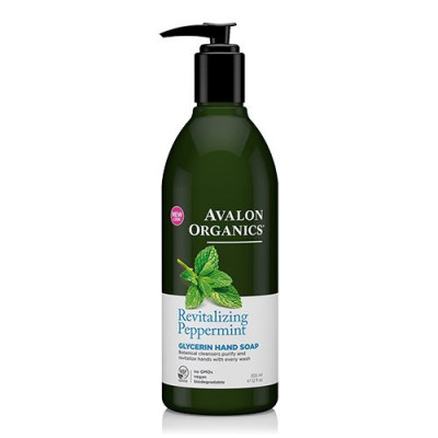 Avalon Organics Handsoap Peppermint Revitalizing (355 ml)