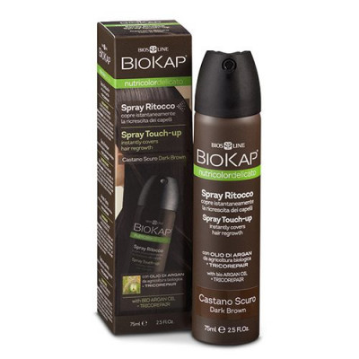 BioKap Hårfarve Dark Brown Touch-up spray (75 ml)