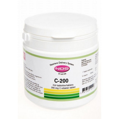NDS FoodMatrix C-200 250 tab. Vitaminer