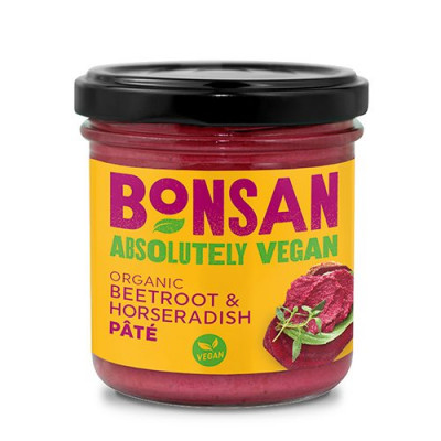 Bonsan Paté Rødbede/Peberrod Ø (130 g)