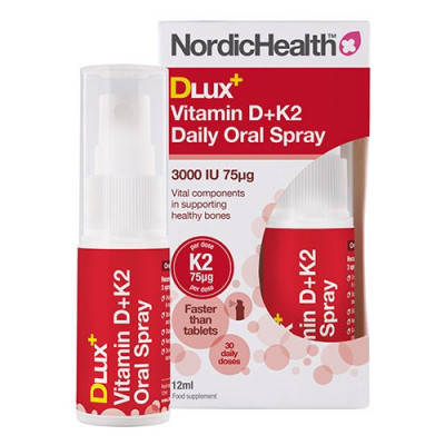 NordicHealth K2 + D-Vitaminspray (12 ml)