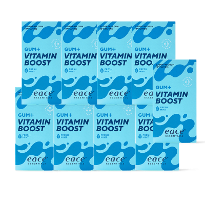 9 x Eace Vitamin Gum Fresh Mint (10 stk)