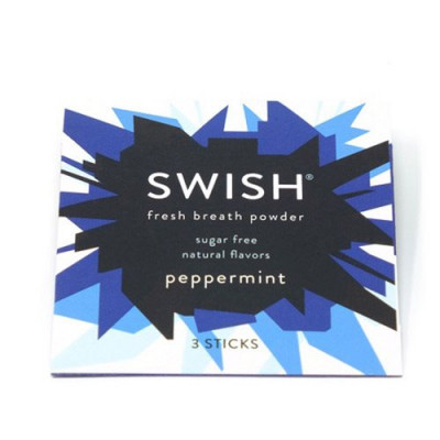 SWISH Pulver til frisk ånde Peppermint (3x1,5 g)