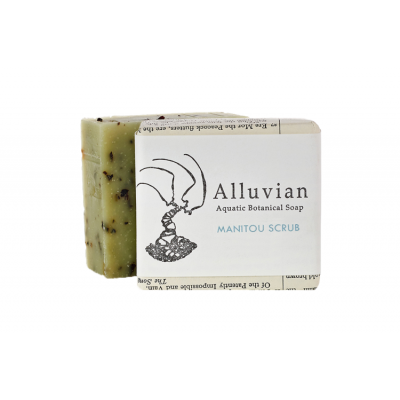 Alluvian Manitou Scrub Aquatic Botanical Bar Soap (99 g)
