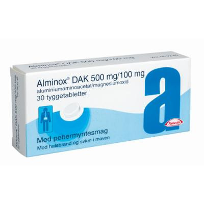 Alminox DAK Tyggetabletter (30 stk)