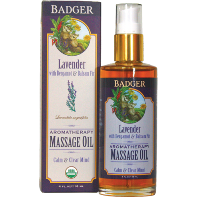 Badger Lavender Massage Oil (118 ml)