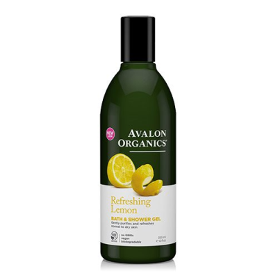 Avalon Organics Bath & Showergel Lemon Refreshing (355 ml)