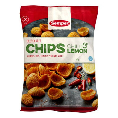 Semper Chips m. chili & lemon glutenfri