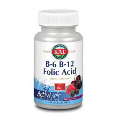 KAL B6 - B12 - Folsyre (60 tabletter)
