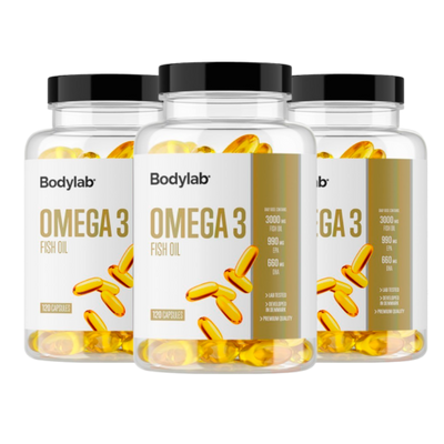 Bodylab Omega-3 Fiskeolie (3 x 120 stk)
