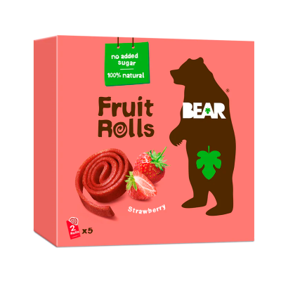 Bear Yoyo multipak jordbær (5x20 gr)