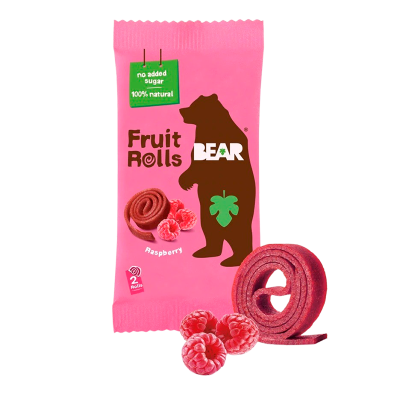 Bear Yoyo pure fruit hindbær (20 g)