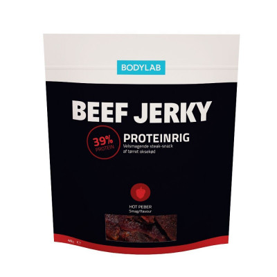 Bodylab Beef Jerky Hot Peber (40 g)