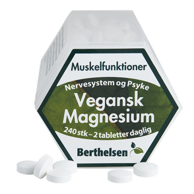 Berthelsen Vegansk Magnesium 250 (240 tab)