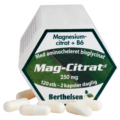 Berthelsen Mag-Citrat (120 kap) 