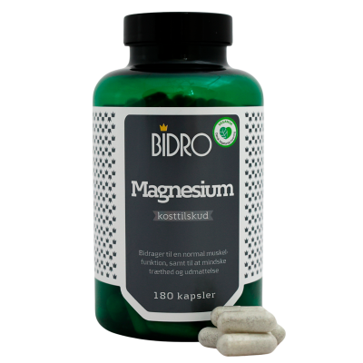 Bidro Magnesium Vegansk (180 kap)