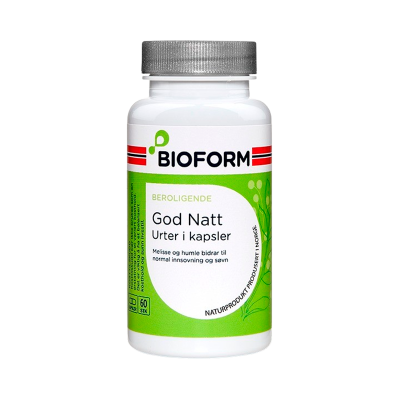 Bioform God Natt (60 kaps)