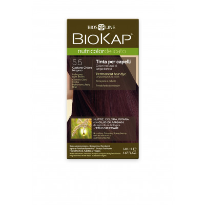 BioKap 5.50 Nutricolor Mahogany Light Brown DELICATO Dye