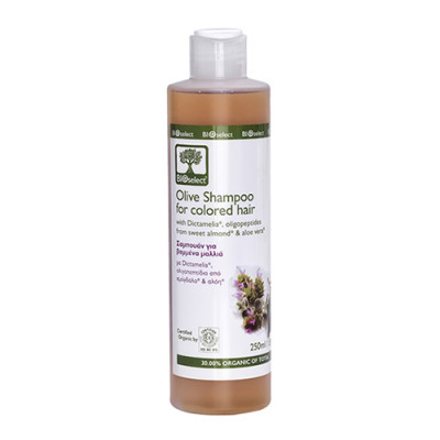 Bioselect Olive Shampoo Til Farvet Hår (250 ml)