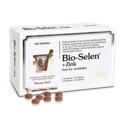 Bio-Selen + Zink (360 tabletter)