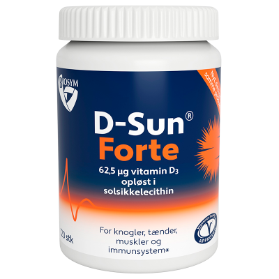 Biosym D-Sun Forte 62,5 µg (120 kap)