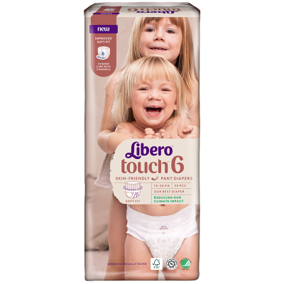 Libero Touch Pant Ble Str. 6 (4 x 30 stk)