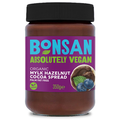 Bonsan Smørepålæg Hasselnød/Kakao Ø (350 g)