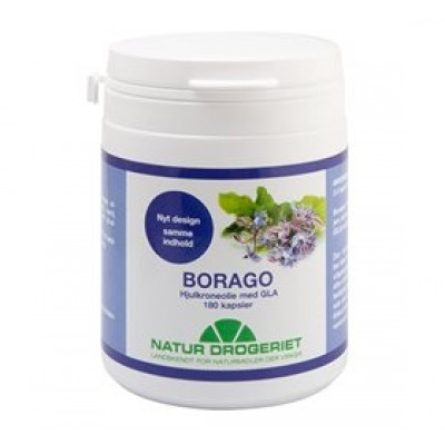 Natur Drogeriet Boragoolie 500 mg (180 kapsler)