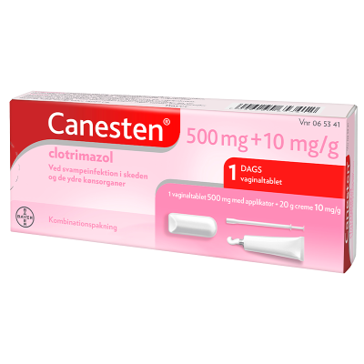 Canesten Vaginaltabletter + Creme (1 stk + 20 g)