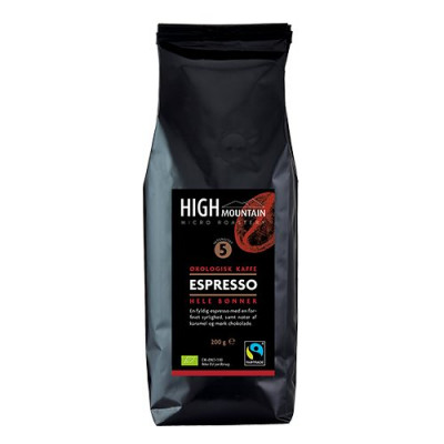 High Mountain Kaffe Bønner Espresso Ø (200 g)