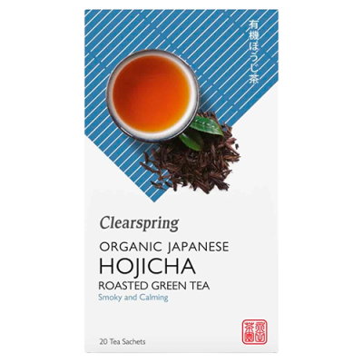 Clearspring Organic Japanese Roasted Green Tea Hojicha Te Ø (20 breve)