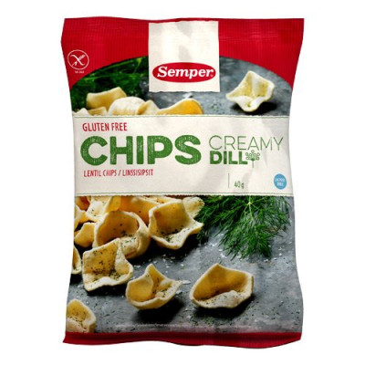 Semper Chips m. dild glutenfri (45 g)