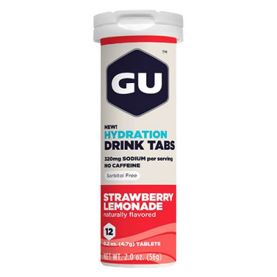 GU Hydration tabs Strawberry Lemonade (12 tab)