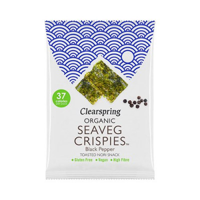 Clearspring Tang chips sort peber Ø (8 g)
